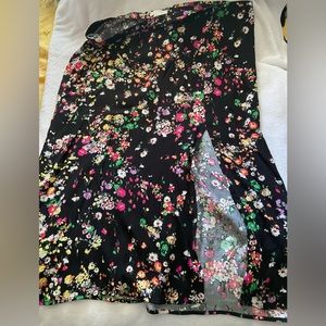 Floral maxi skirt